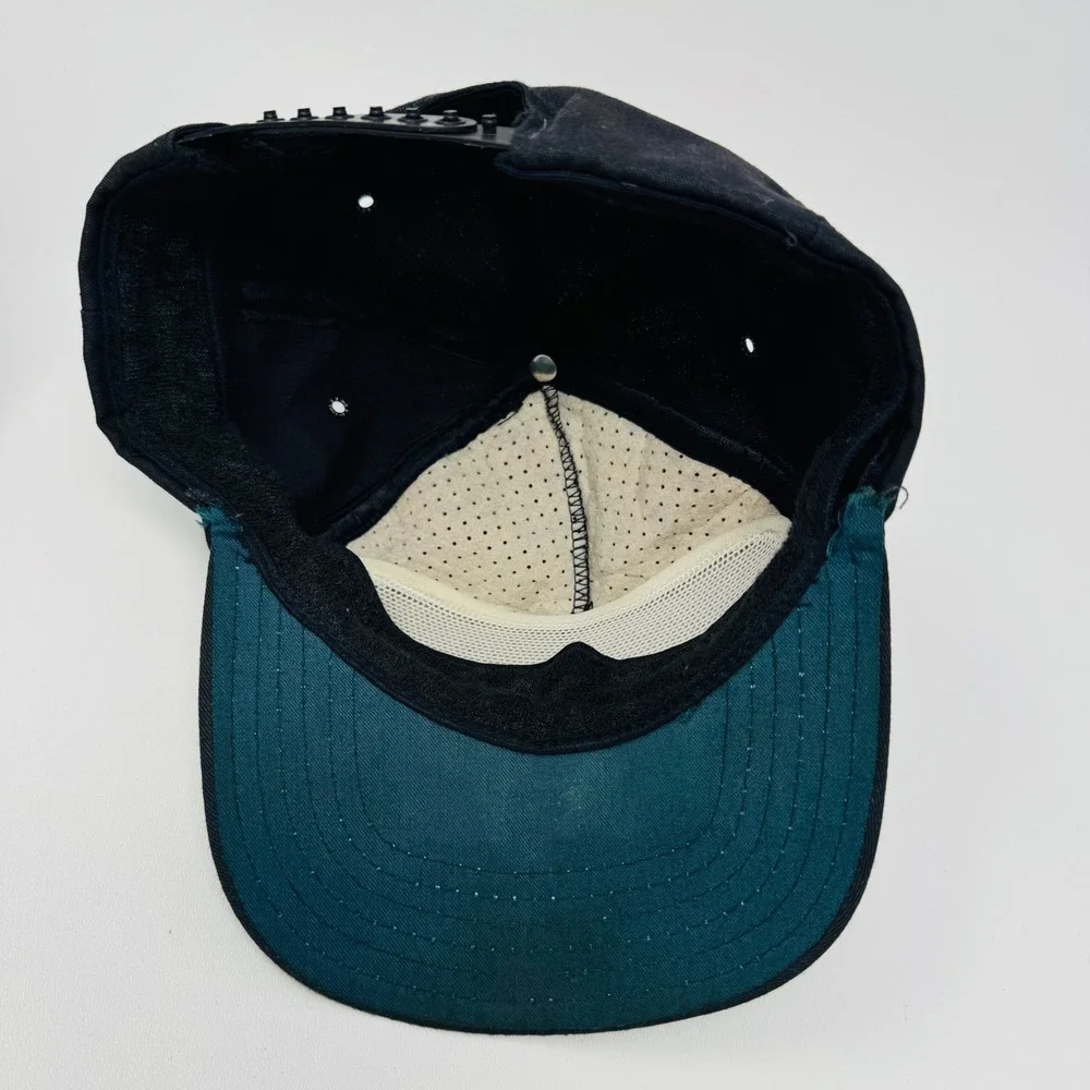 Vintage‎ Richard Petty 43 STP NASCAR Racing Snapback Hat Black Embroidered Cap
